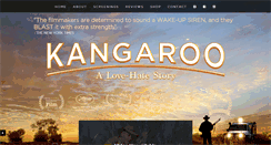 Desktop Screenshot of kangaroothemovie.com