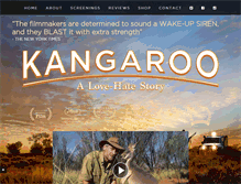 Tablet Screenshot of kangaroothemovie.com